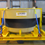 HP800 bowl with thread extension complete by h-e arts crushing solutions