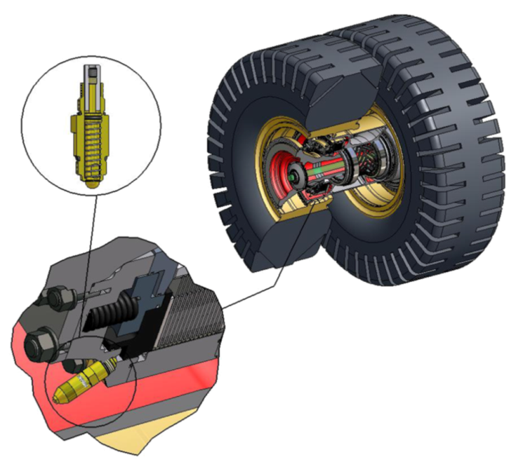 H-E Parts brake wear gauge