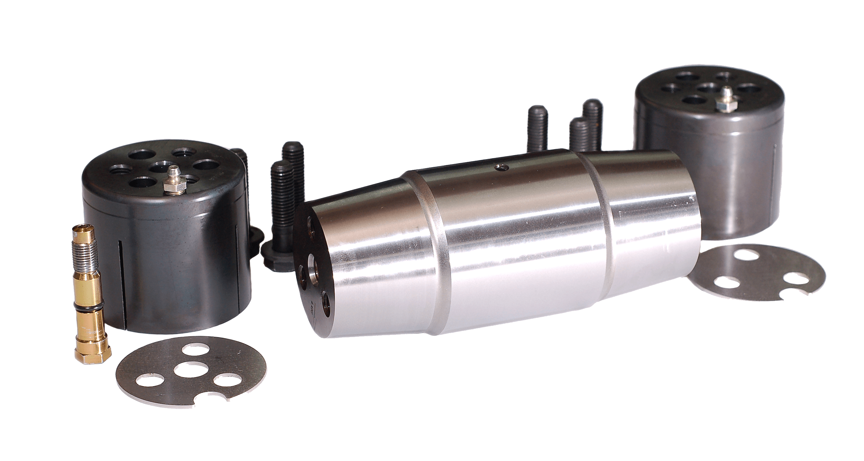 Birrana colleted pin kit capable of fitting both CAT and Komatsu trucks